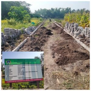 Pemerintah Desa Randu Padangan Optimis, Pembangunan Jalan Paving Berpengaruh Positif Bagi Masyarakat