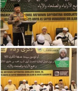 Hadiri Haul Abuya Assayyid Muhammad Bin Alawi Al-Maaliki, Kapolres Pasuruan Ajak Ulama Tetap Jaga NKRI.