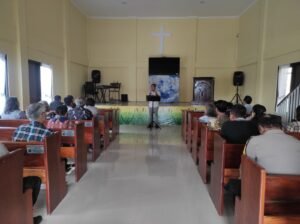 Jelang Paskah, Gereja Oikumene Gelar Ibadah Anggota Polri dan Masyarakat