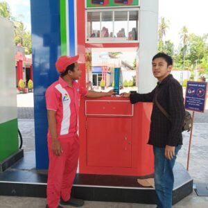 Unit Tipidekter Satreskrim Polres Blitar Kota gelar patroli ke SPBU antisipasi penyalahgunaan BBM