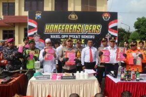 Hasil Operasi Pekat di Bulan Ramadhan, Polres Pasuruan Berhasil Ungkap 66 Kasus Pidana dan Amankan 79 Pelaku