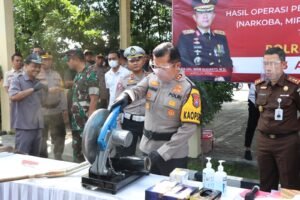Apel Gelar Pasukan Operasi Ketupat Semeru 2024, Polres Nganjuk Siap Amankan Arus Mudik dan Balik
