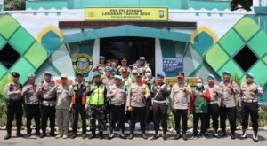 Ops Ketupat Semeru 2024, Kapolres Kediri Kota Dampingi Div Propam Polri Pengecekan di Pos Pelayanan