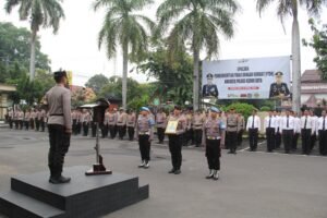 Pimpin Upacara PTDH, Kapolres Kediri Kota Berharap Ini Yang Terakhir dan Tidak Ada Lagi Pelanggaran
