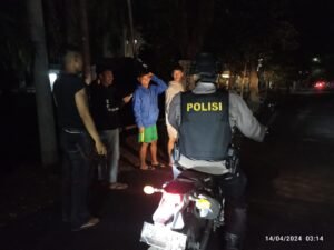 Pastikan Aman Ditinggal Mudik Pemilik Saat Lebaran, Polsek Mojoroto Intensifkan Patroli Rumah – rumah Kosong, Ini Hasilnya 