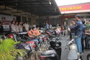 Polres Jember Berhasil Amankan 4 Tersangka dan Puluhan BB Diduga Hasil Curanmor