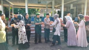 Tingkatkan Sinergitas, Koramil 0808/10 Kademangan Gelar Apel Lintas Sektoral Dan Halalbihalal