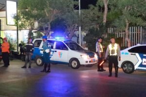 Harkatibmas Polres Tanjungperak Bersama TNI Gelar Patroli Skala Besar 