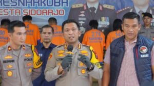 Tiga Sopir di Bekuk Satreskoba Polresta Sidoarjo.