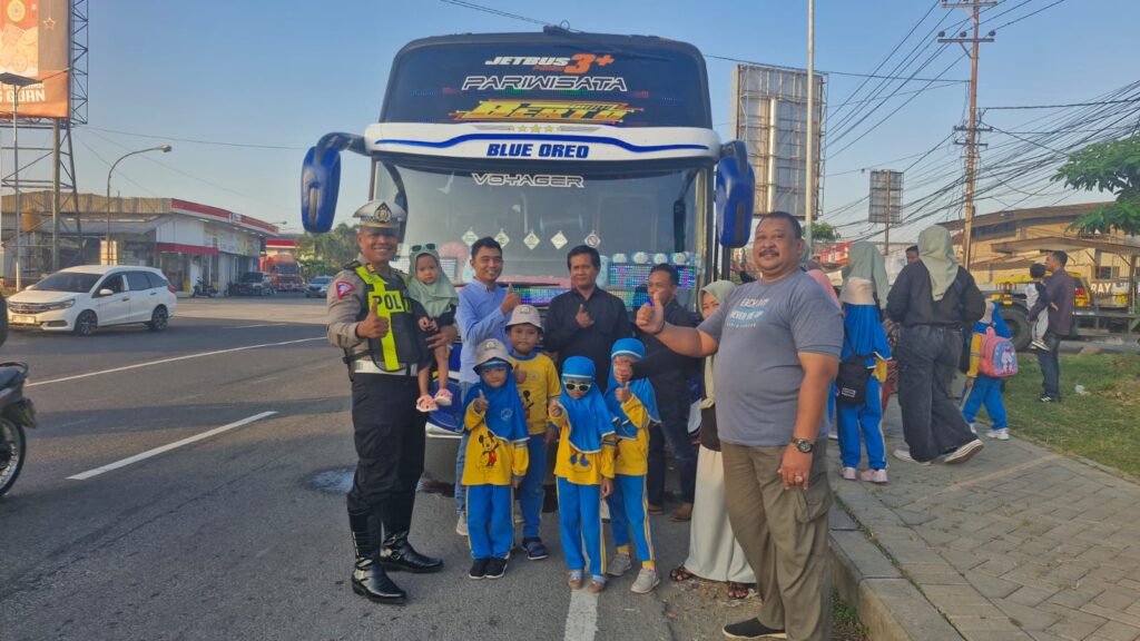 Peduli Keselamatan, Polisi Datangi Pelajar Persiapan Outbond 