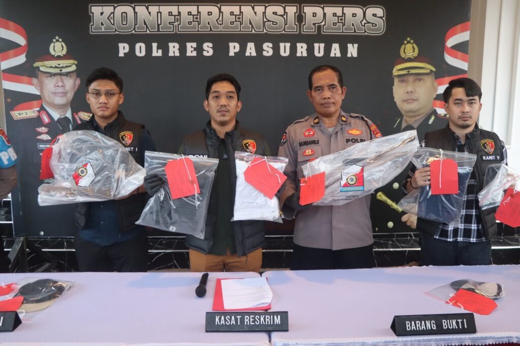 Gerak Cepat Polres Pasuruan Berhasil Amankan Gangster Yang Viral Di Medsos