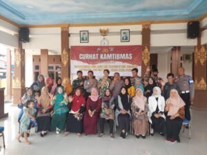 Sat Binmas Polresta Sidoarjo Gelar Curhat Kamtibmas di Desa Sidomulyo