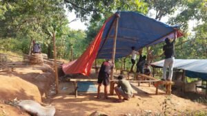Gerak Cepat Personel Polres Nganjuk Lakukan Penggerebekan Tiga Lokasi Sekaligus Diduga Tempat Judi Sabung Ayam