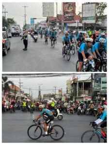 Polresta Sidoarjo Amankan Jalur Tour de Panderman 2024 Warga Antusias Suport Para Pembalap