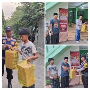 Berbagi Kasih, Polres Kediri Gelar Baksos di Panti Asuhan Al Jauhar Plosoklaten