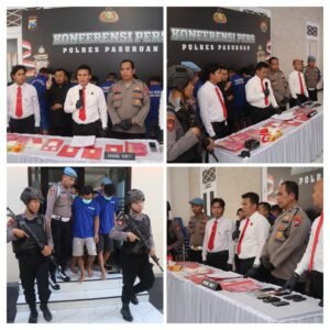 Satresnarkoba Polres Pasuruan Ungkap Kasus Peredaran Narkoba Selama Bulan Mei 2024