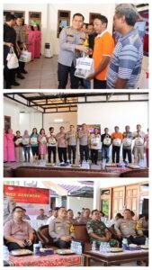 Polres Nganjuk Gelar Baksos dan Bansos Serentak di Gereja ST. Paulus Nganjuk