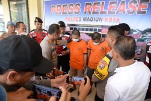Polres Madiun Kota Berhasil Amankan 11 Tersangka Perusakan Kios dan Pengeroyokan