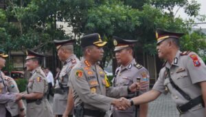 Kapolresta Sidoarjo Pimpin Sertijab Kasat Binmas dan Kapolsek