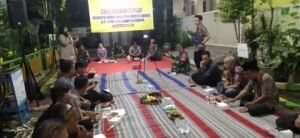 Cangkrukan Kamtibmas Tiga Pilar di Kelurahan Sekardangan 