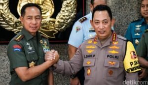 Survei Litbang Kompas : TNI-Polri Jadi 2 Lembaga dengan Citra Positif Teratas