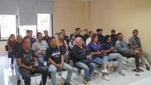 Humas Polresta Sidoarjo Gandeng Wartawan Sukseskan Hari Bhayangkara Ke-78