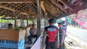 Polres Nganjuk Gelar Patroli Gabungan untuk Tingkatkan Keamanan di Desa Kedungombo