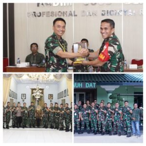 Kodim 0808/Blitar Sambut KKL Studi Wilhan Pasis Dikreg LXIV Seskoad TA. 2024