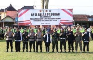 Antisipasi Giat Satu Suro Dan Suroan Agung, Forkopimda Apel Gabungan Di Kankab Blitar