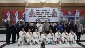 Polresta Sidoarjo Gelar Lomba Bela Diri 