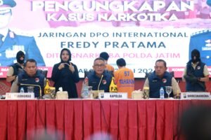 Polda Jatim Berhasil Ungkap Peredaran Sabu 84 Kg Amankan 2 Tersangka Jaringan DPO Internasional FP