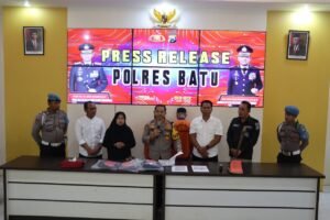 Polres Batu Amankan Sejoli Usai Kuburkan Janin Hasil Aborsi di Malang