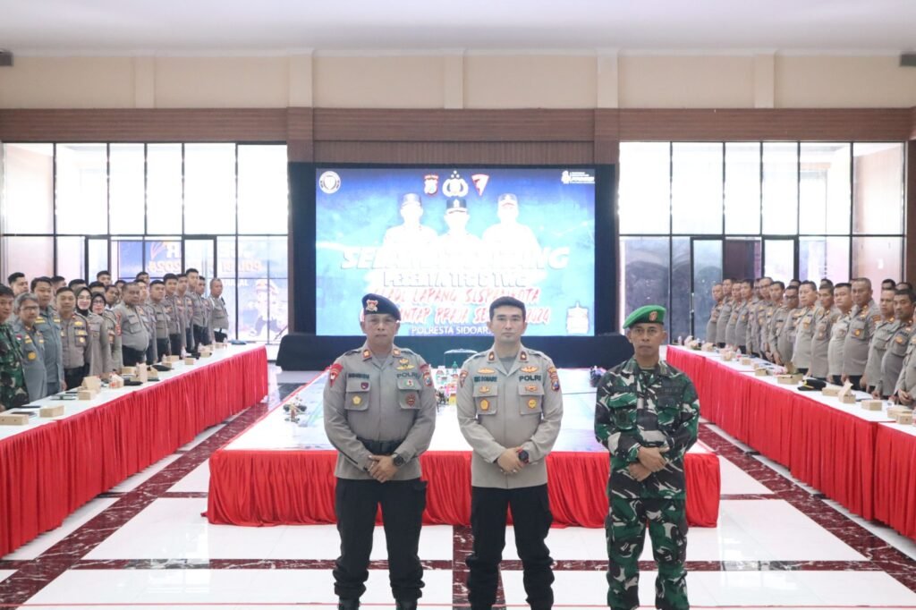 Polresta Sidoarjo Gelar TFG dan TWG Pengamanan Pilkada Serentak 2024