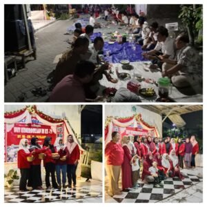 Malam tirakatan dalam rangka HUT KEMERDEKAAN RI kE 79 warga RT 09/RW 16 jayaland
