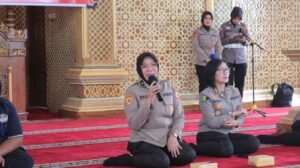 Rangkaian HUT Polwan ke 76, Ratusan Polwan Gelar Napak Tilas 