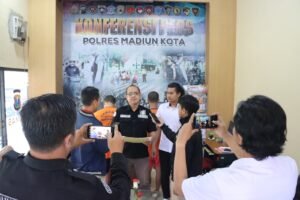 Polres Madiun Kota Amankan Dua Tersangka Pengedar Narkoba