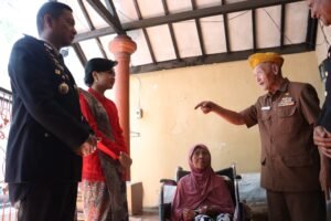 Hargai Jasa Pahlawan Kemerdekaan, Kapolres Mojokerto Kota Anjangsana ke Veteran Perang