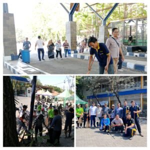 Kerja bakti kebersihan di lingkungan terminal Purabaya