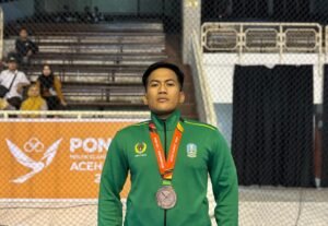 Anggota Polres Gresik Atlet Cabor Hockey Indoor Jatim Raih Perunggu PON XXI