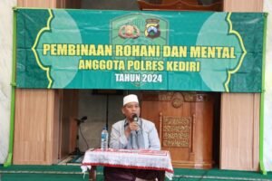 Rutin, Polres Kediri Gelar Binrohtal Untuk Personel
