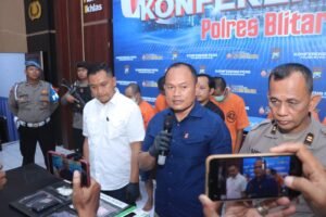 Operasi Tumpas Narkoba, Polisi Kota Blitar Amankan 8 Tersangka Dua Diantaranya Residivis