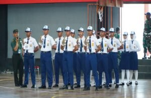 Semarak HUT TNI ke-79 Kodim 0808/Blitar, Gelar Lomba Baris Berbaris Piala Panglima TNI