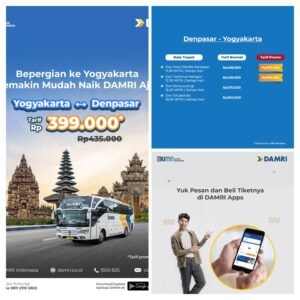 Damri manjakan pelanggan ke berbagai tujuan by DAMRI Apps