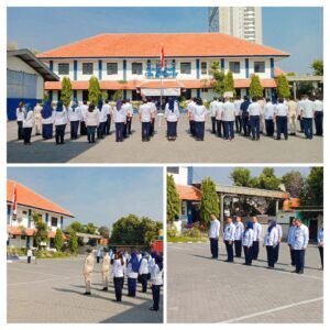 Disiplin dan Komunikasi: Apel Pagi Karyawan Damri Kantor Cabang dan Divre III Surabaya
