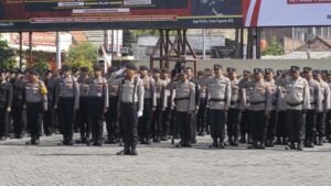 Wakapolresta Sidoarjo Pimpin Upacara Hari Kesaktian Pancasila