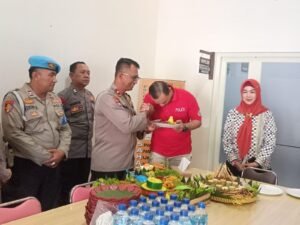Kapolsek Waru Pimpin Tasyakuran Atas Jabatan Kanit Reskrim yang Baru.