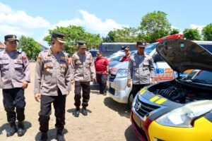 Tim Logistik Polda Jatim Cek Ranmor Dinas Polresta Banyuwangi, Pastikan Kesiapan Pengamanan Pilkada 2024