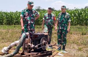 Letkol Inf Budi Santoso Tinjau Program Pompanisasi di Wilayah Koramil 0808/10 Kademangan