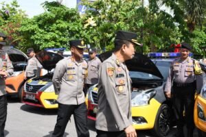 Polda Jatim Cek Ranmor Dinas Polres Madiun Kota, Pastikan Kesiapan Pengamanan Pilkada 2024   