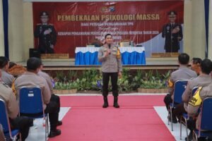 Polres Jember Gelar Pembekalan Psikologi Massa untuk Personel PAM TPS Pilkada 2024